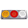 Stop Triple Redonda En Led 1030st