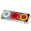 Stop Triple Redondo En Led 1046st