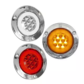 Stop Redondo En Led 1046a