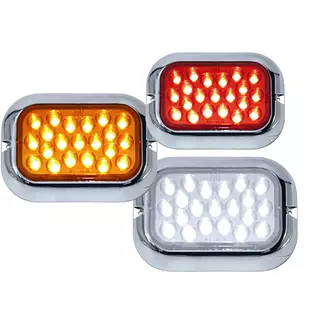 Stop Rectangular En Led 1019as