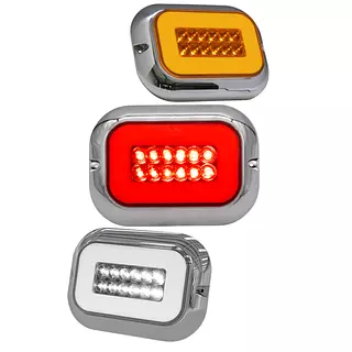 Stop Rectangular En Led 1042as