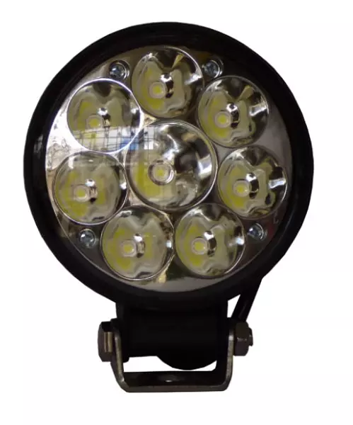 Exploradora Redonda Blanca 4″ 8 Led 24w 12-36v