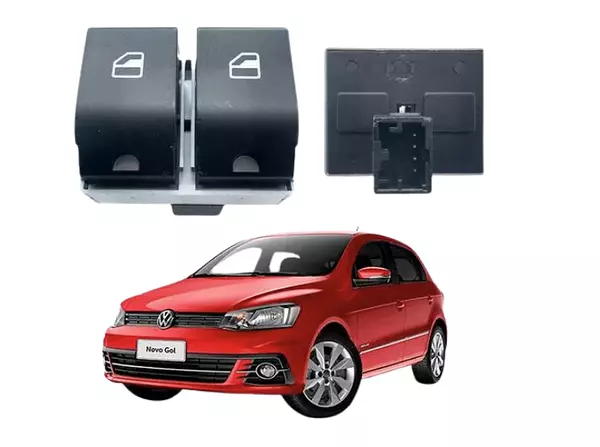 Switch Elevavidrio Vw New Gol / Polo / Fabia