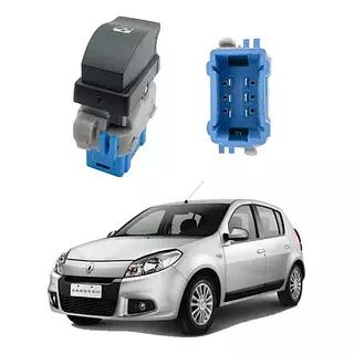 Switch Elevavidrio Sandero 2013 - 2017 Pacha Azul