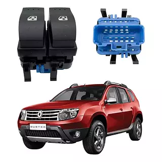 Switch Elevavidrios Doble Duster 2013 - 2016 Pacha Azul