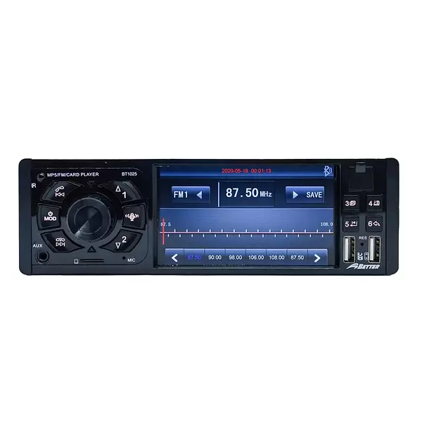 Radio Better 1 Din Bt1025