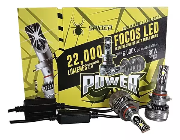 Bombillos Led H10/9005 Serie Power Spider