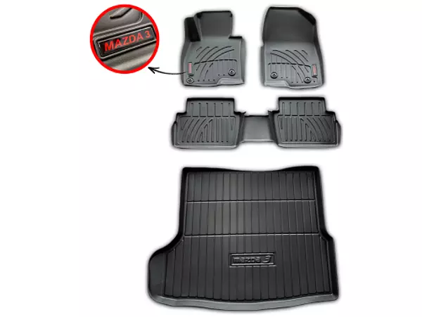 Tapetes Termoformados 3d Mazda 3 Sedan 2016-2020