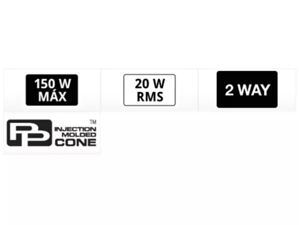 Parlante Serie F Pioneer Ts F1034r