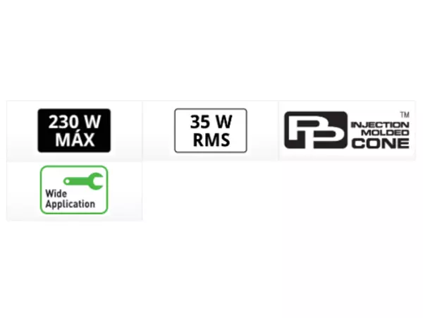 Parlante Serie G Pioneer Ts-G1310f
