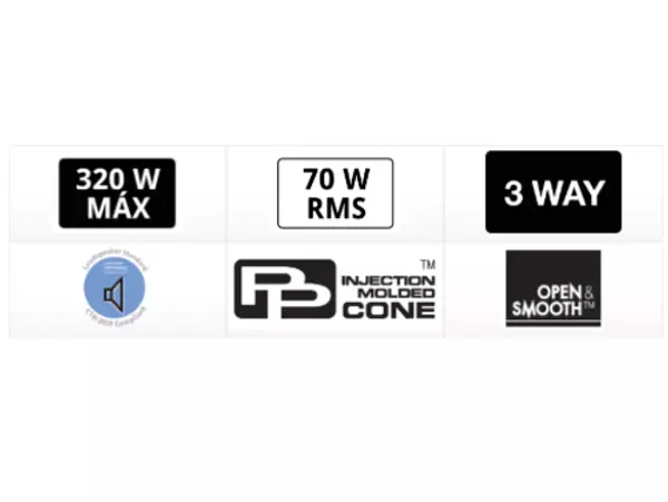 Parlante Serie G Pioneer Ts-A1677s