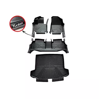 Tapetes Termoformados 5d Hyundai Tucson Nx4 2022-2024 Negros