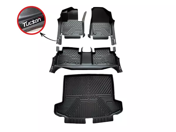 Tapetes Termoformados 5d Hyundai Tucson Nx4 2022-2024 Negros