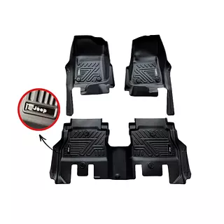 Tapetes Termoformados 5d Jeep Wrangler Jl 2020-2024 Negros