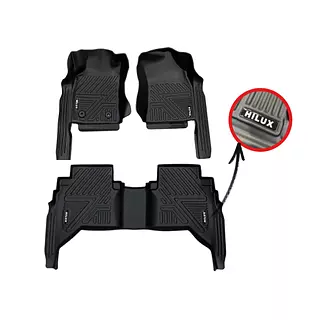 Tapetes Termoformados 5d Toyota Hilux 2006-2016 Negros
