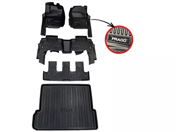 Tapetes Termoformados 5d Toyota Prado 2010-2024 Negros
