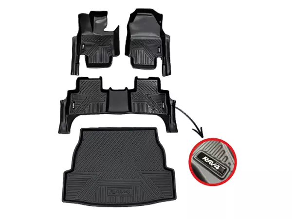 Tapetes Termoformados 5d Toyota Rav4 2020-2024 Negros