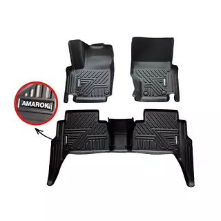 Tapetes Termoformados 5d Volkswagen Amarok 2010-2023 Negros