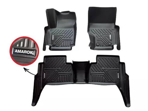 Tapetes Termoformados 5d Volkswagen Amarok 2010-2023 Negros