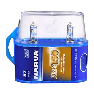 Bombillo H7 Narva 150 % + Luz 12v
