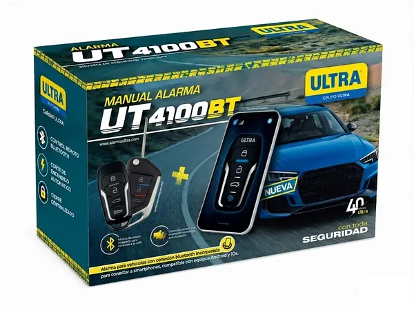Alarma Para Vehículo Ut4100 Bt